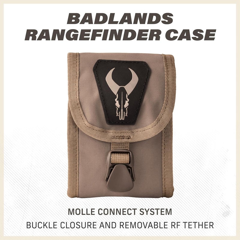 Badlands RF Case - Padded Rangefinder Protection for Hunters Who Need Quick Access to Distance Measurements, Mud - Image 2